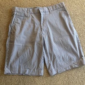 Mens seersucker shorts size 31